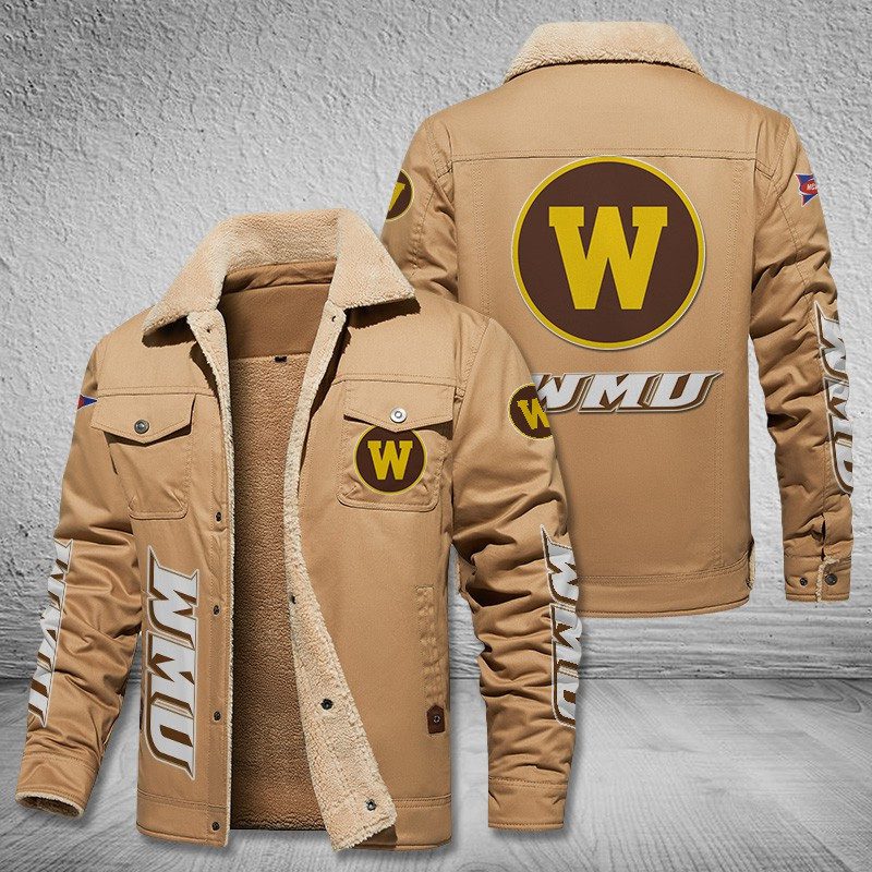 Western-Michigan-Broncos-Fleece-Cargo-Jacket-Winter-Jacket-FCJ1982-2