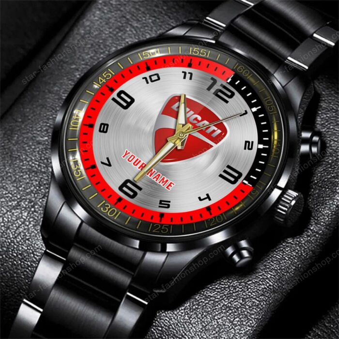 Ducati Motorcycles Black Stainless Steel Watch 2024 BW1963