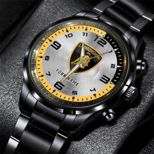 Lamborghini Cars Black Stainless Steel Watch 2024 BW2021