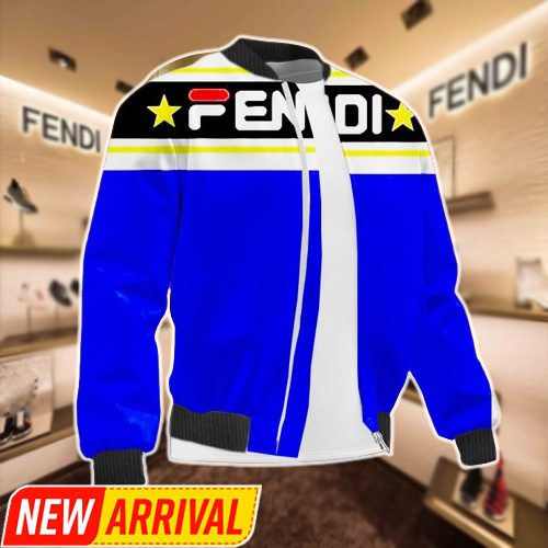 Limited-Edition-Fendi-Varsity-Zipper-Luxury-Jacket-VSJ1099 Limited Edition Fendi Varsity Zipper Luxury Jacket VSJ1099