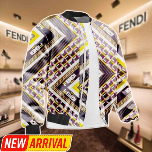 Limited-Edition-Fendi-Varsity-Zipper-Luxury-Jacket-VSJ1100 Limited Edition Fendi Varsity Zipper Luxury Jacket VSJ1100