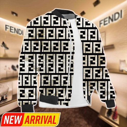 Limited-Edition-Fendi-Varsity-Zipper-Luxury-Jacket-VSJ1102 Limited Edition Fendi Varsity Zipper Luxury Jacket VSJ1102