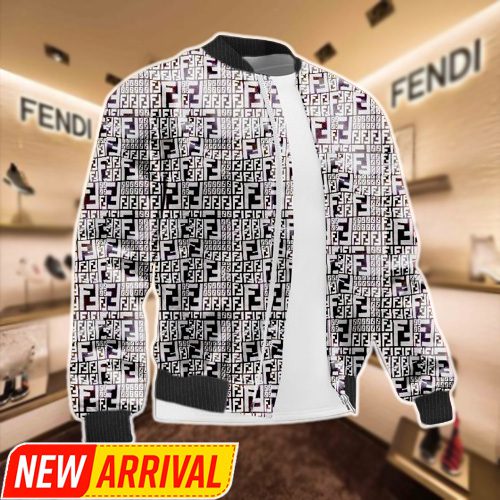 Limited-Edition-Fendi-Varsity-Zipper-Luxury-Jacket-VSJ1113 Limited Edition Fendi Varsity Zipper Luxury Jacket VSJ1113