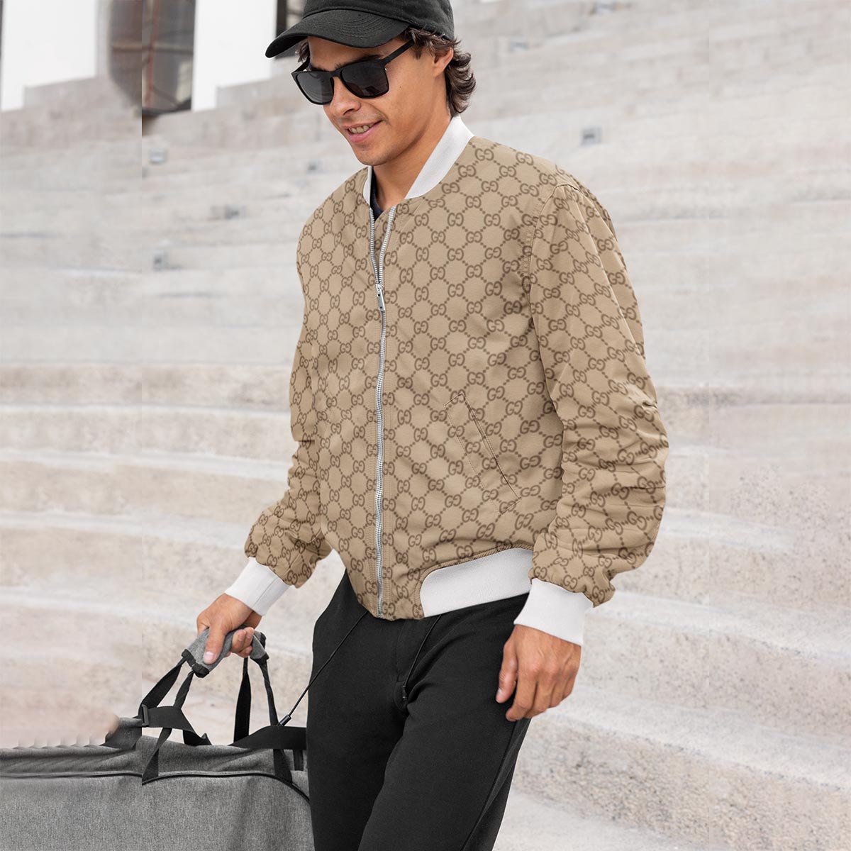 Limited-Edition-Gucci-Varsity-Zipper-Luxury-Jacket-VSJ1137 Limited Edition Gucci Varsity Zipper Luxury Jacket VSJ1137