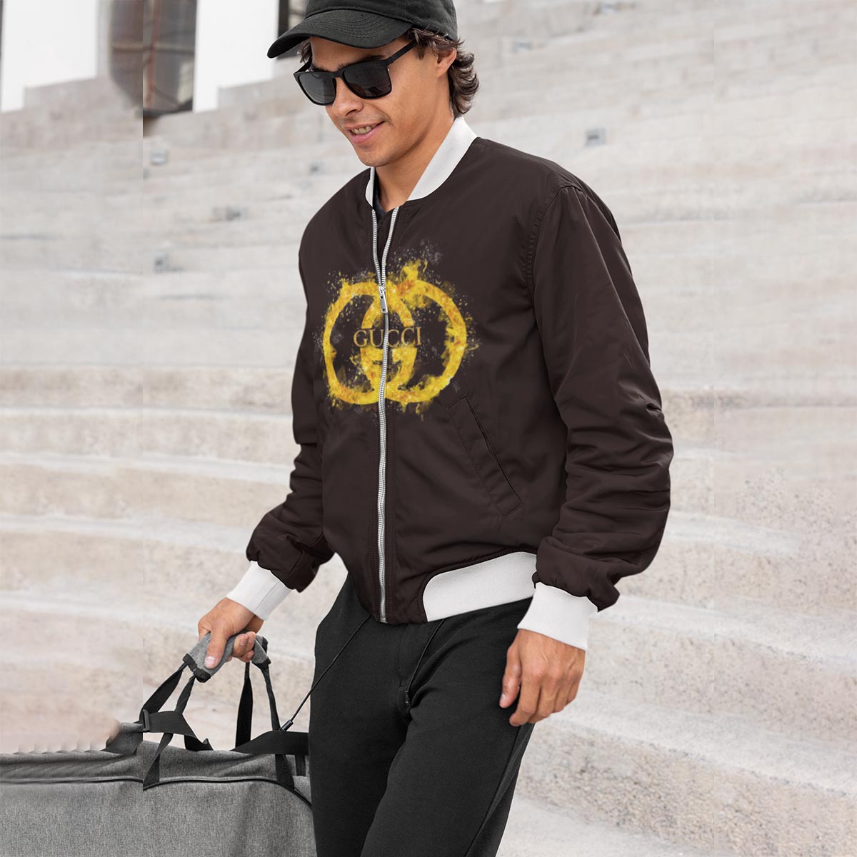 Limited-Edition-Gucci-Varsity-Zipper-Luxury-Jacket-VSJ1140 Limited Edition Gucci Varsity Zipper Luxury Jacket VSJ1140