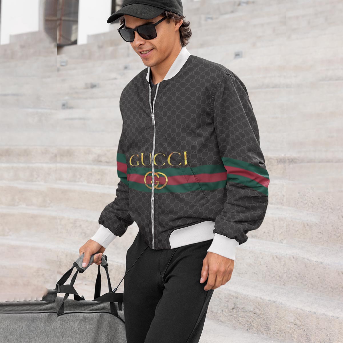 Limited-Edition-Gucci-Varsity-Zipper-Luxury-Jacket-VSJ1142 Limited Edition Gucci Varsity Zipper Luxury Jacket VSJ1142