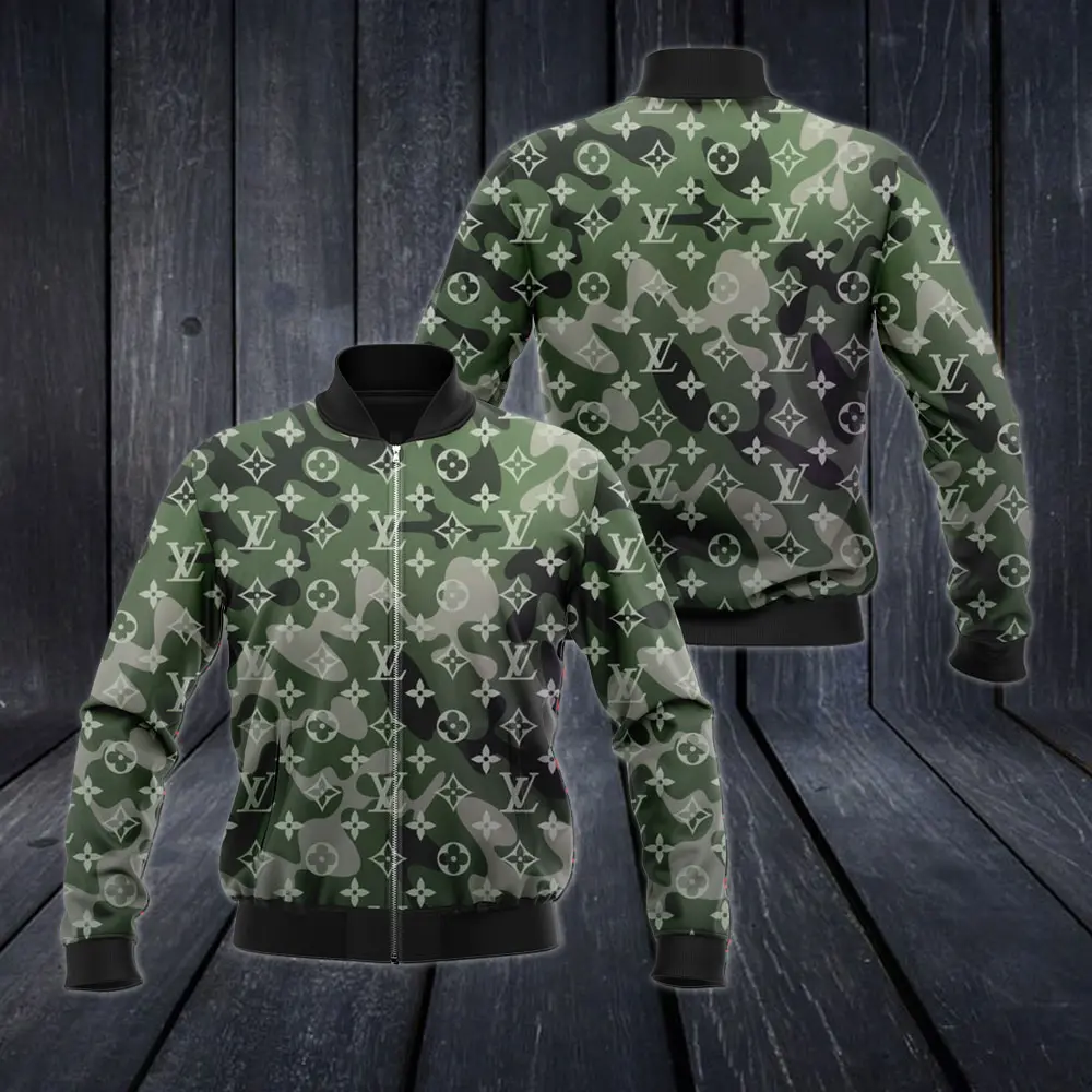 Limited Edition Varsity Zipper Luxury Jacket Louis Vuitton VSJ1167