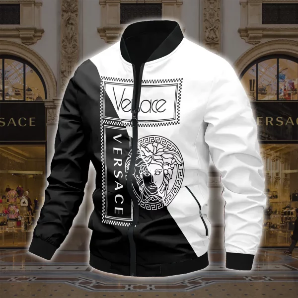 Limited Edition Versace Varsity Zipper Luxury Jacket VSJ1050