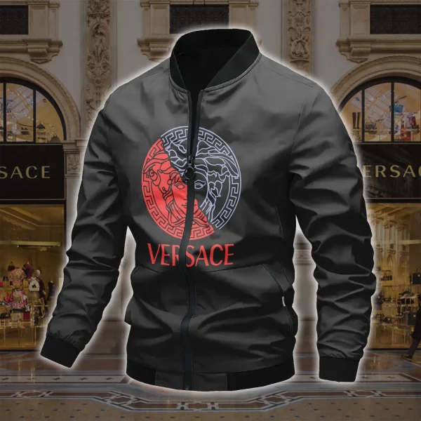 Limited Edition Versace Varsity Zipper Luxury Jacket VSJ1052