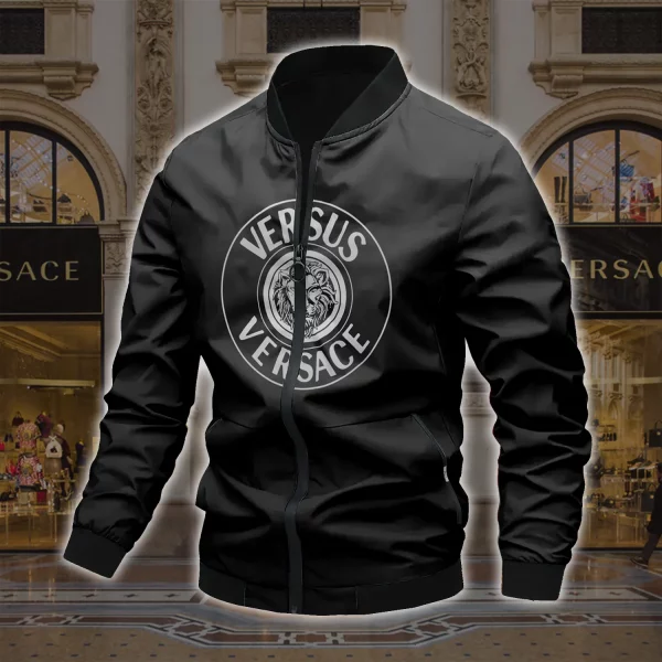 Limited Edition Versace Varsity Zipper Luxury Jacket VSJ1054
