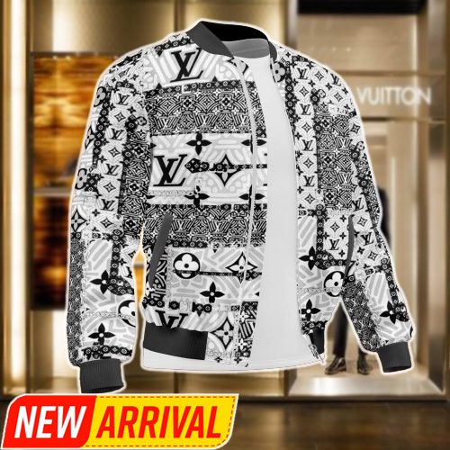 Limited-Louis-Vuitton-Varsity-Zipper-Luxury-Jacket-VSJ1095 Limited Louis Vuitton Varsity Zipper Luxury Jacket VSJ1095