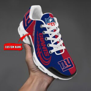 New York Giants Personalized NFL Half Color Air Max Plus TN Shoes Collection TN2641