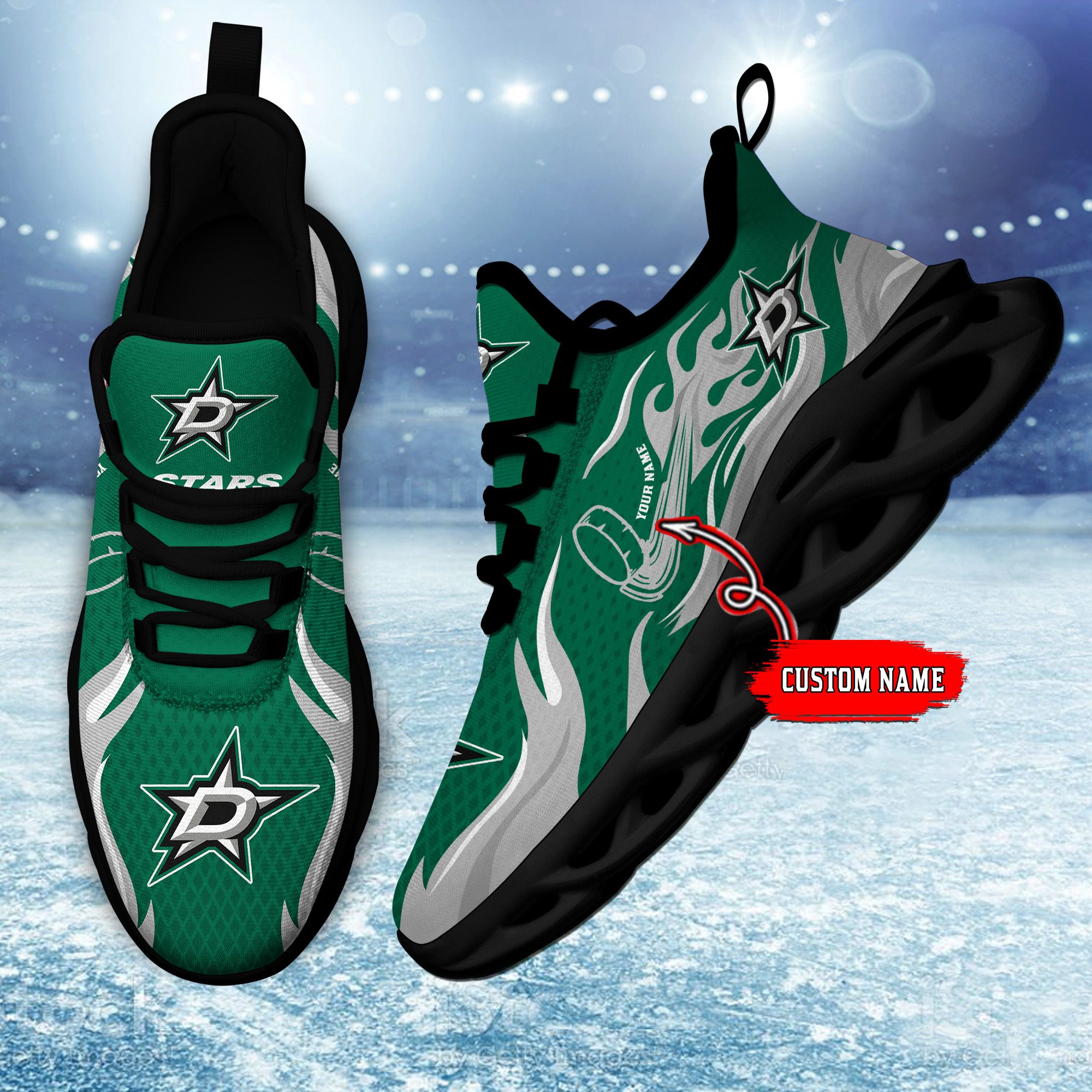 Dallas-Stars-NHL-2024-Personalized-Max-Soul-Shoes-Collection-MSW1002-2