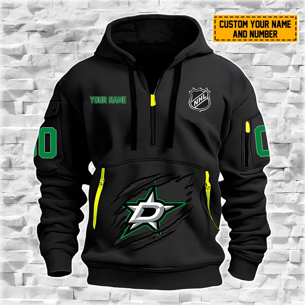 Dallas-Stars-Personalized-NHL-Trending-Trending-Quarter-Zip-Hoodie-QZH1093-1