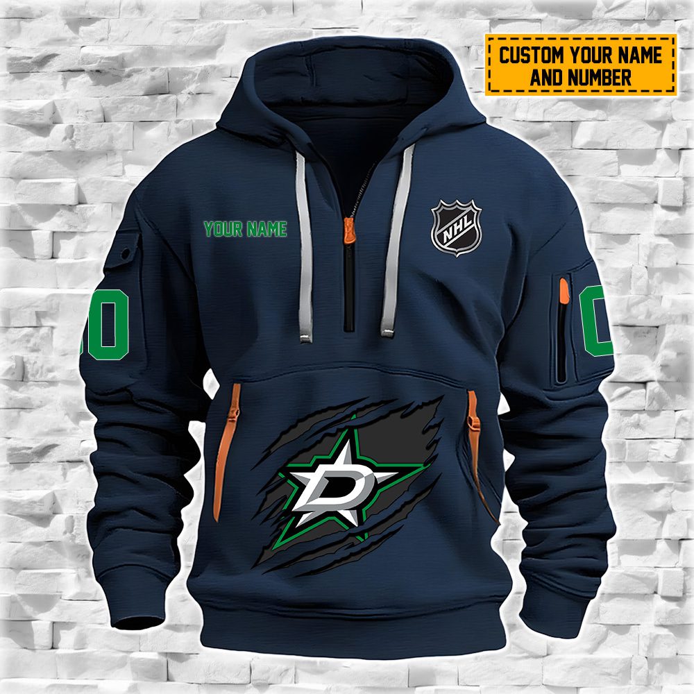 Dallas-Stars-Personalized-NHL-Trending-Trending-Quarter-Zip-Hoodie-QZH1093-3