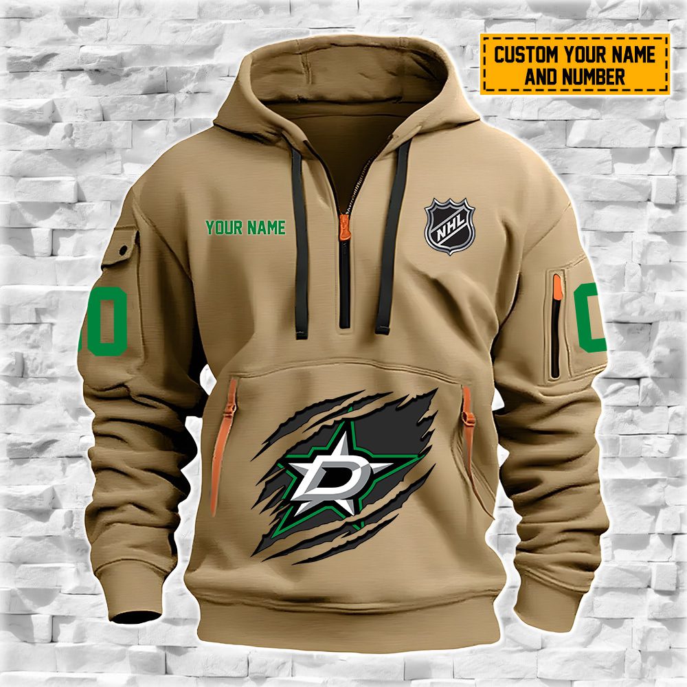 Dallas-Stars-Personalized-NHL-Trending-Trending-Quarter-Zip-Hoodie-QZH1093 Dallas Stars Personalized NHL Trending Trending Quarter Zip Hoodie QZH1093