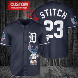 Detroit Tiger Custom MLB Stitch Baseball Jersey BTL1189