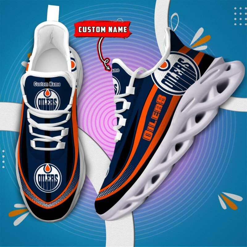 Edmonton-Oilers-NHL-Clunky-Max-Soul-Shoes-MSW1292 Edmonton Oilers NHL Clunky Max Soul Shoes MSW1292