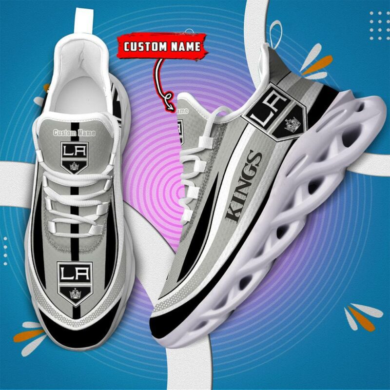 Los-Angeles-Kings-NHL-Clunky-Max-Soul-Shoes-MSW1298 Los Angeles Kings NHL Clunky Max Soul Shoes MSW1298