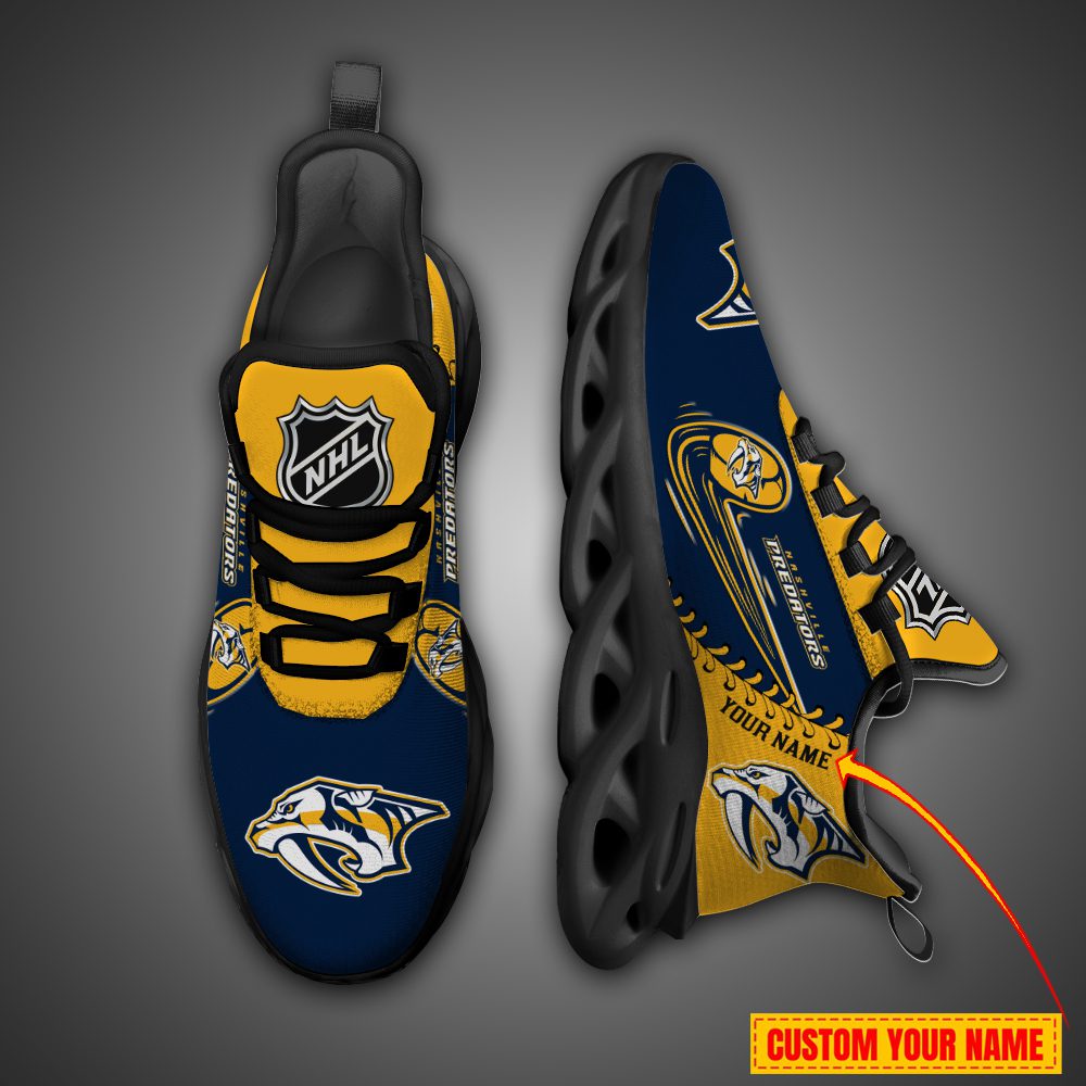 Nashville-Predators-NHL-2024-Max-Soul-Shoes-Custom-Name-Gift-For-Fans-MSW1267-2