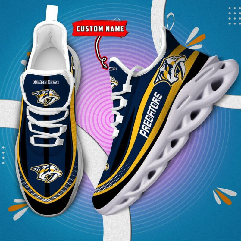 Nashville-Predators-NHL-Clunky-Max-Soul-Shoes-MSW1296 Nashville Predators NHL Clunky Max Soul Shoes MSW1296