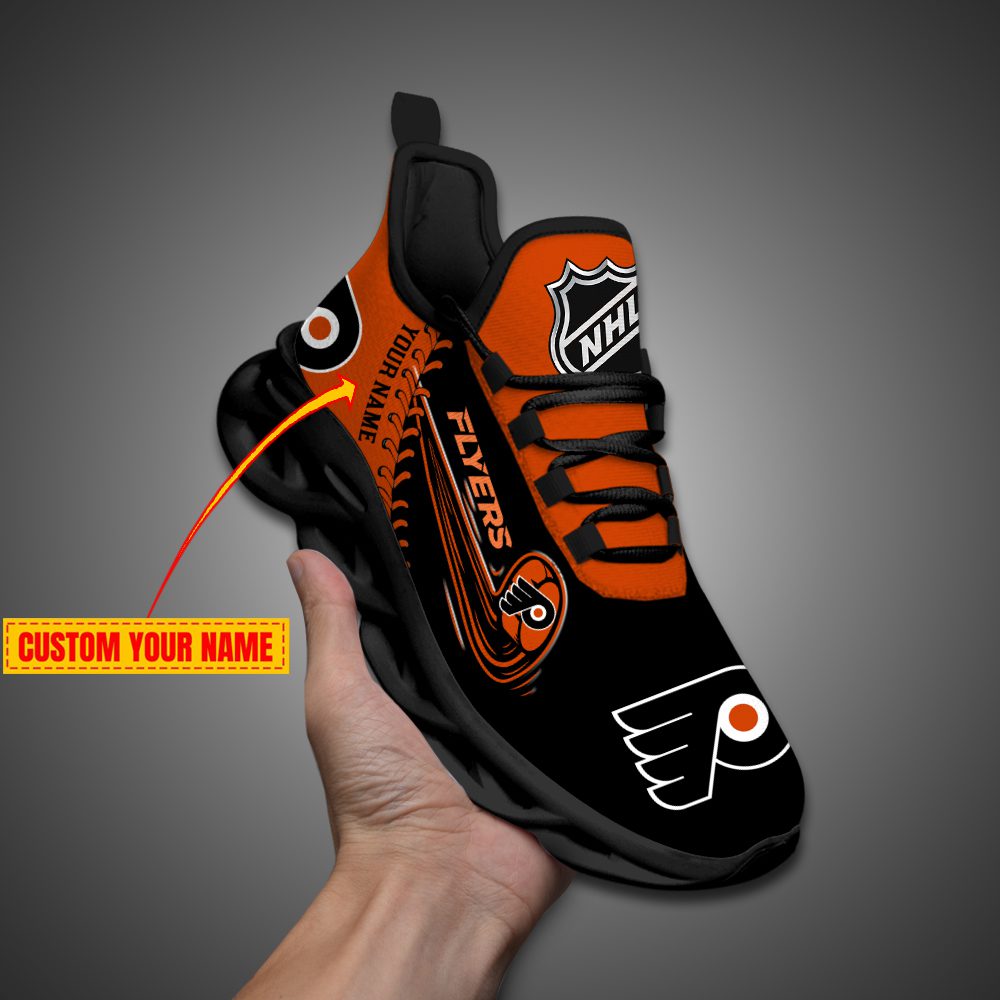 Philadelphia-Flyers-NHL-2024-Max-Soul-Shoes-Custom-Name-Gift-For-Fans-MSW1270 Philadelphia Flyers NHL 2024 Max Soul Shoes Custom Name Gift For Fans MSW1270