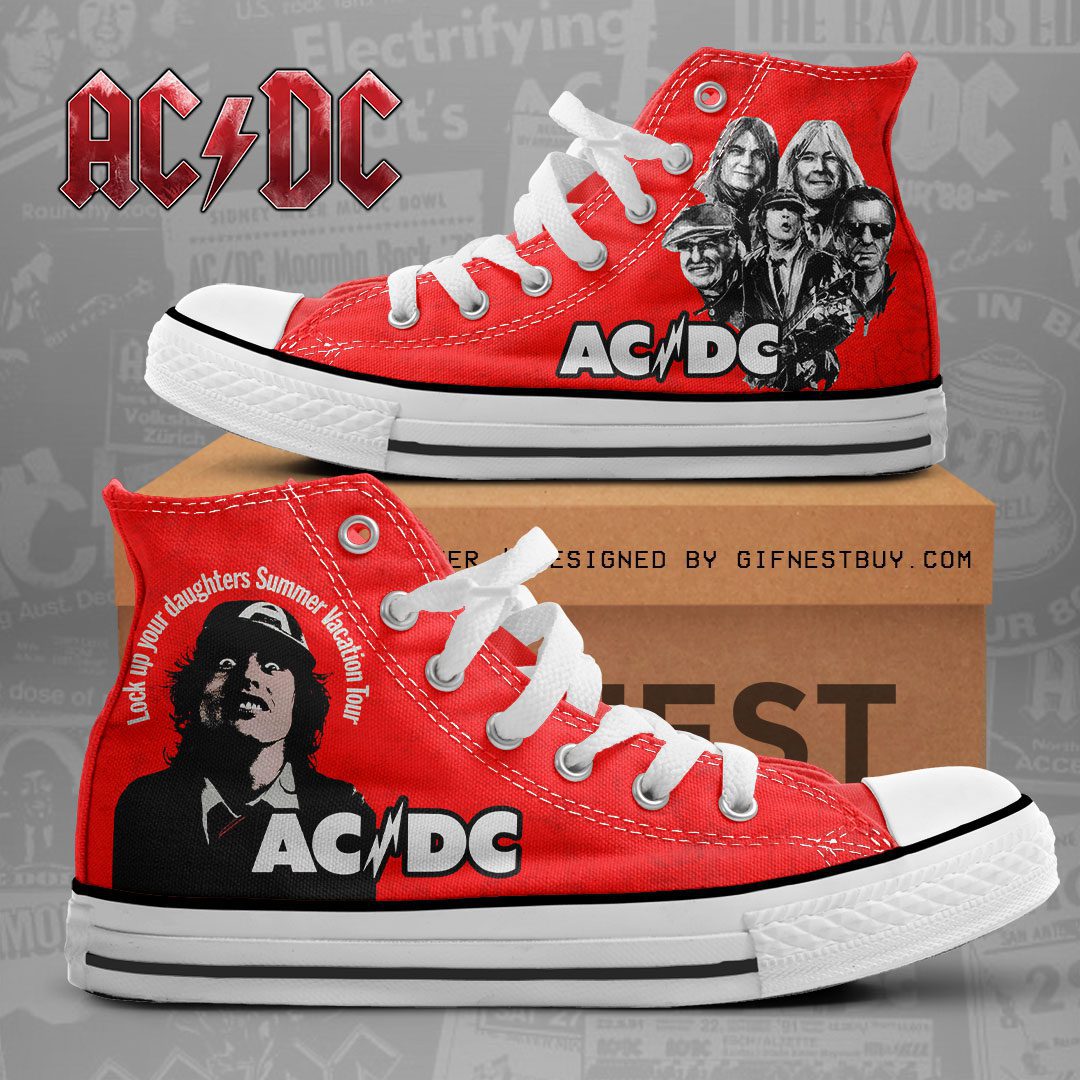 ACDC-High-Top-Canvas-Shoes-GHT1104 AC/DC High Top Canvas Shoes  GHT1104
