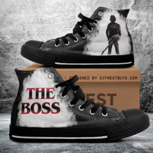 Bruce Springsteen High Top Canvas Shoes  GHT1011