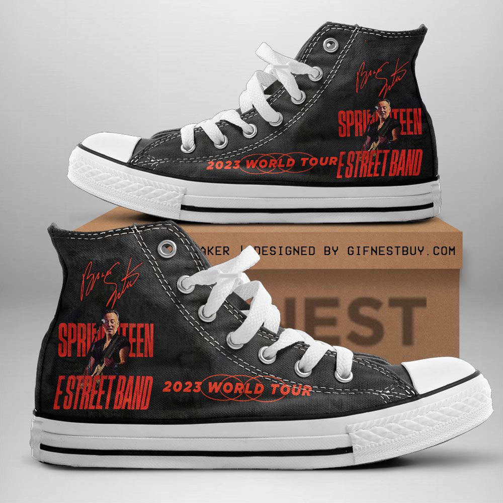 Bruce-Springsteen-High-Top-Canvas-Shoes-GHT1168-1
