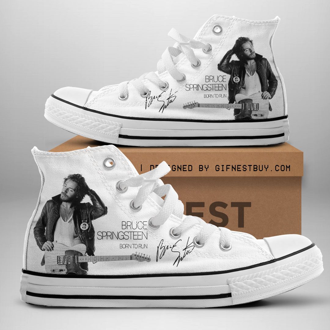 Bruce-Springsteen-High-Top-Canvas-Shoes-GHT1174-1