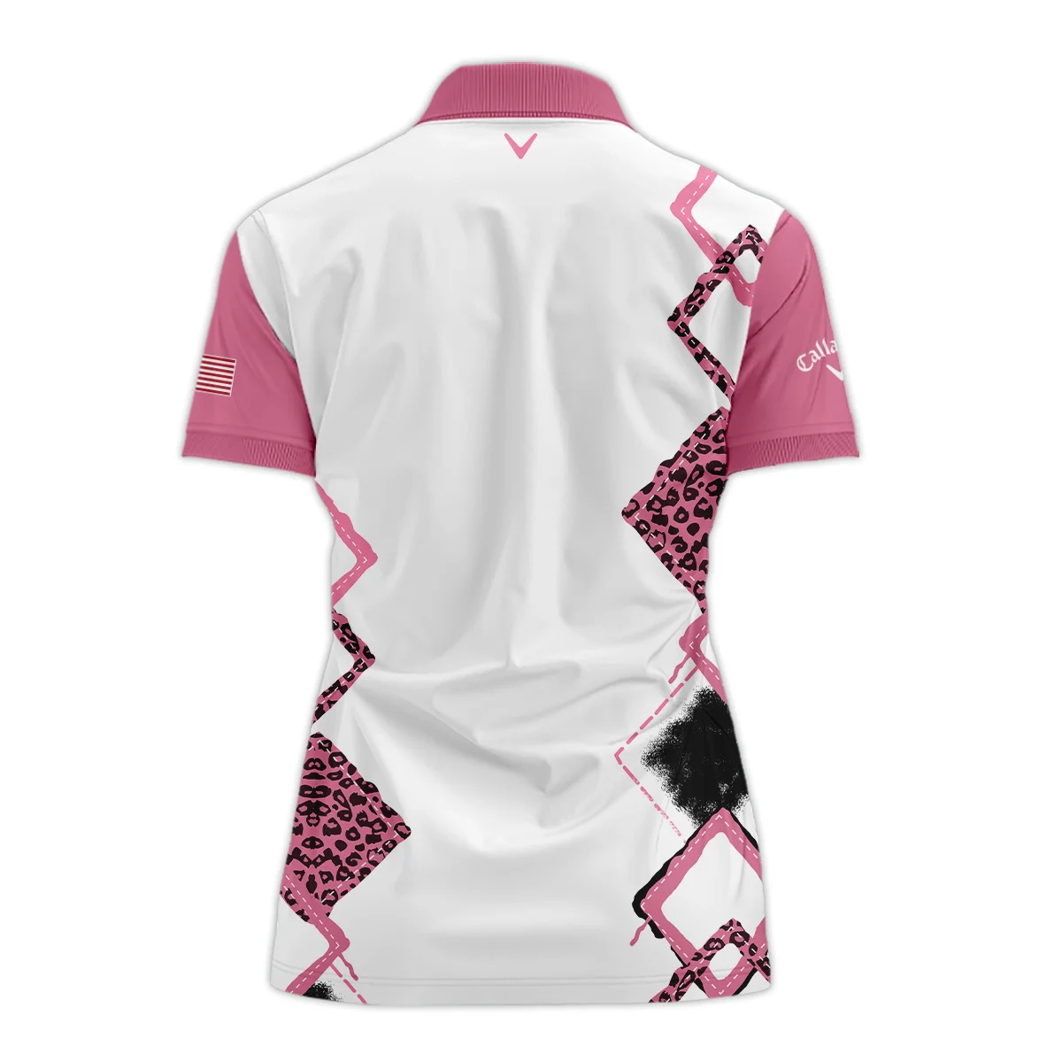 Callaway-79th-U.S.-Womens-Open-Lancaster-Pink-Leopard-Pattern-White-Short-Polo-Shirt-2