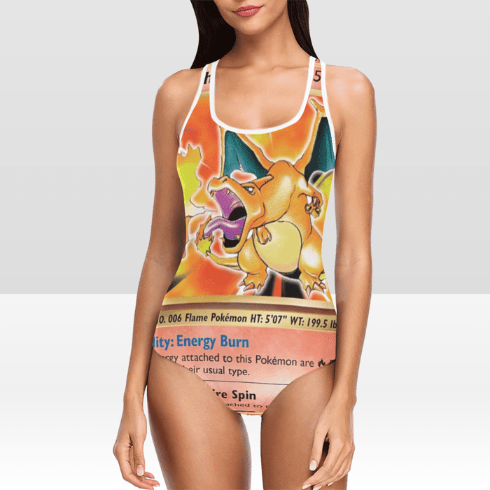 Charizard-Card-One-Piece-Swimsuit Charizard Card One Piece Swimsuit