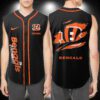 Cincinnati Bengals NFL Personalized Baseball Tank Tops Sleeveless Jersey