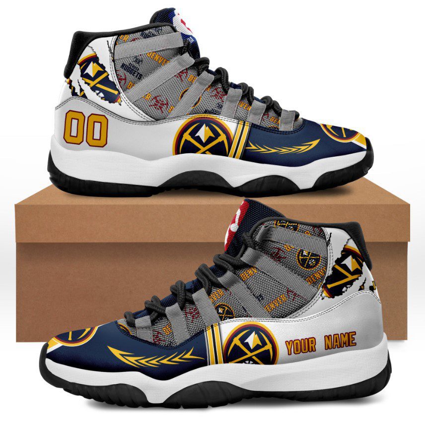 Denver Nuggets NBA Playoffs 2023 Air Jordan11 Custom Trending Sneaker Personalized Shoes Denver Nuggets NBA Playoffs 2023 Air Jordan11 Custom Trending Sneaker Personalized Shoes