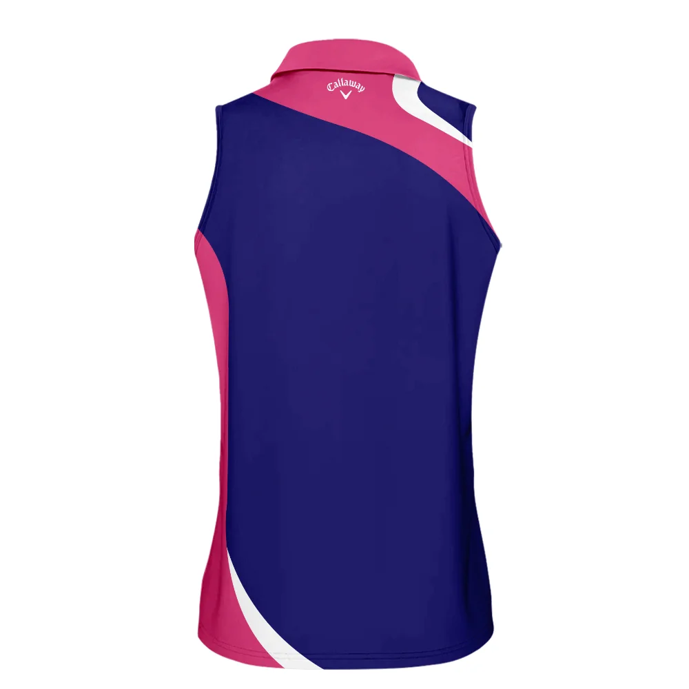 Golf-Sport-79th-U.S.-Womens-Open-Lancaster-Callaway-Sleeveless-Polo-Shirt-Navy-Mix-Pink-Sleeveless-Polo-Shirt-2