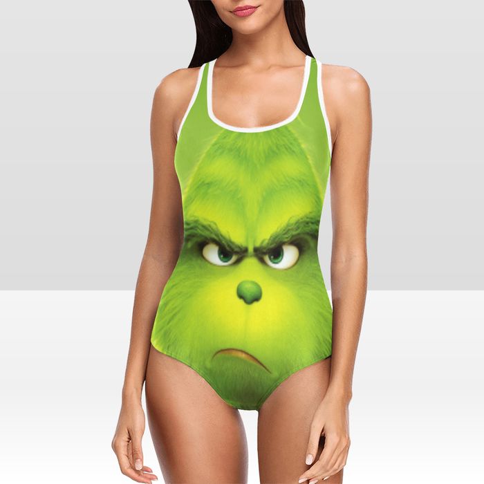 Grinch-One-Piece-Swimsuit Grinch One Piece Swimsuit