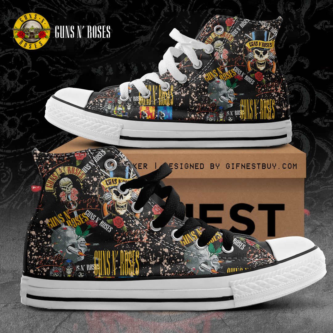 Guns-N-Roses-High-Top-Canvas-Shoes-GHT1154-1