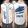 Indianapolis Colts NFL Personalized Baseball Tank Tops Sleeveless Jersey