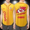Kansas City Chiefs NFL Personalized Baseball Tank Tops Sleeveless Jersey