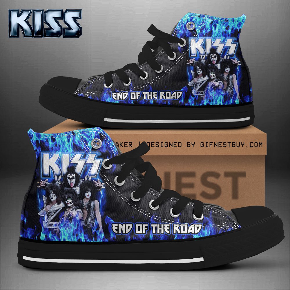 Kiss-Band-High-Top-Canvas-Shoes-GHT1114 Kiss Band High Top Canvas Shoes  GHT1114