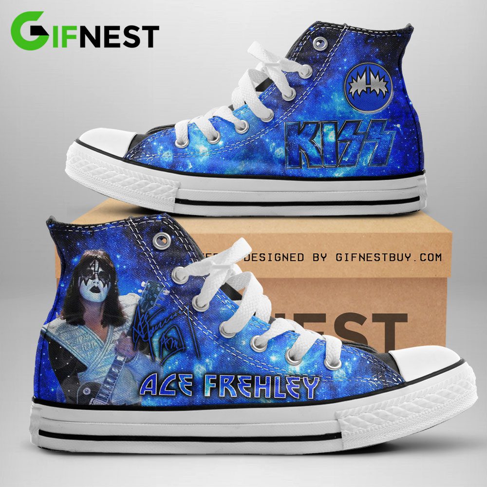Kiss-Band-High-Top-Canvas-Shoes-GHT1116 Kiss Band High Top Canvas Shoes  GHT1116