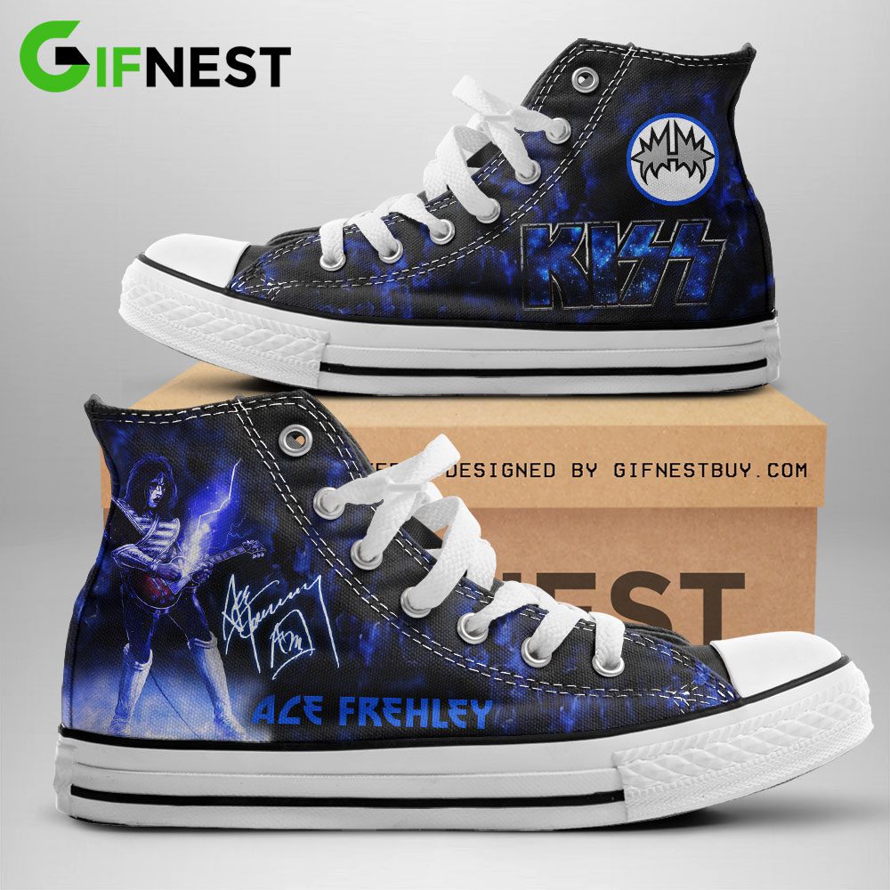 Kiss-Band-High-Top-Canvas-Shoes-GHT1122 Kiss Band High Top Canvas Shoes  GHT1122