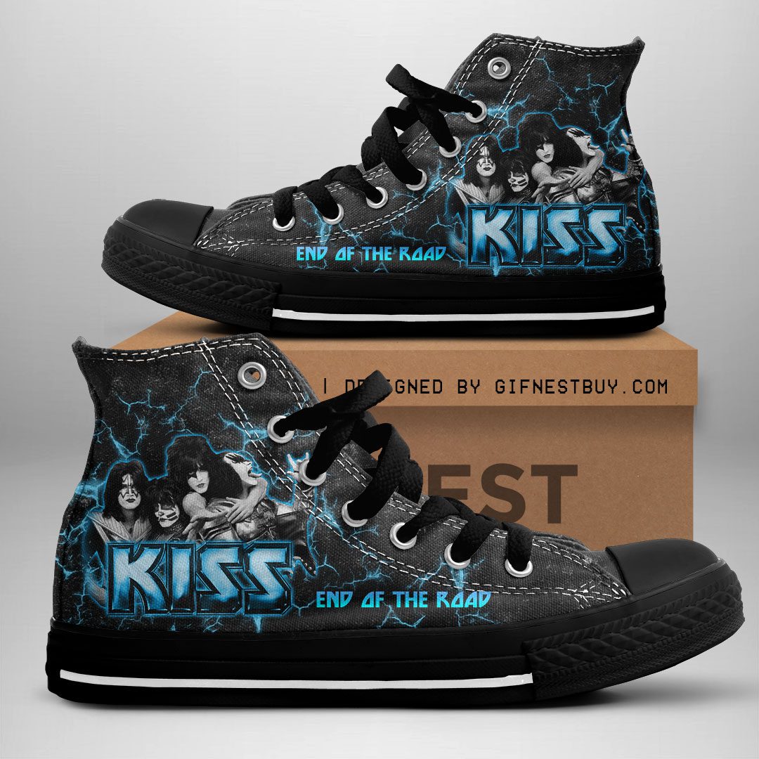 Kiss-Band-High-Top-Canvas-Shoes-GHT1164 Kiss Band High Top Canvas Shoes  GHT1164