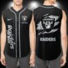 Las Vegas Raiders NFL Personalized Baseball Tank Tops Sleeveless Jersey