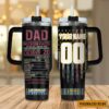 Los Angeles Chargers NFL Best Dad Ever Personalized Stanley Tumbler 40Oz