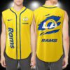 Los Angeles Rams NFL Personalized Baseball Tank Tops Sleeveless Jersey