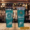 Miami Dolphins NFL Football Personalized Stanley IceFlow Flip Straw Tumbler 30Oz