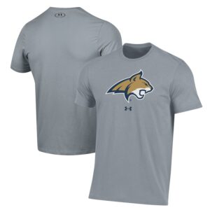 Montana State Bobcats Under Armour Performance T-Shirt - Gray