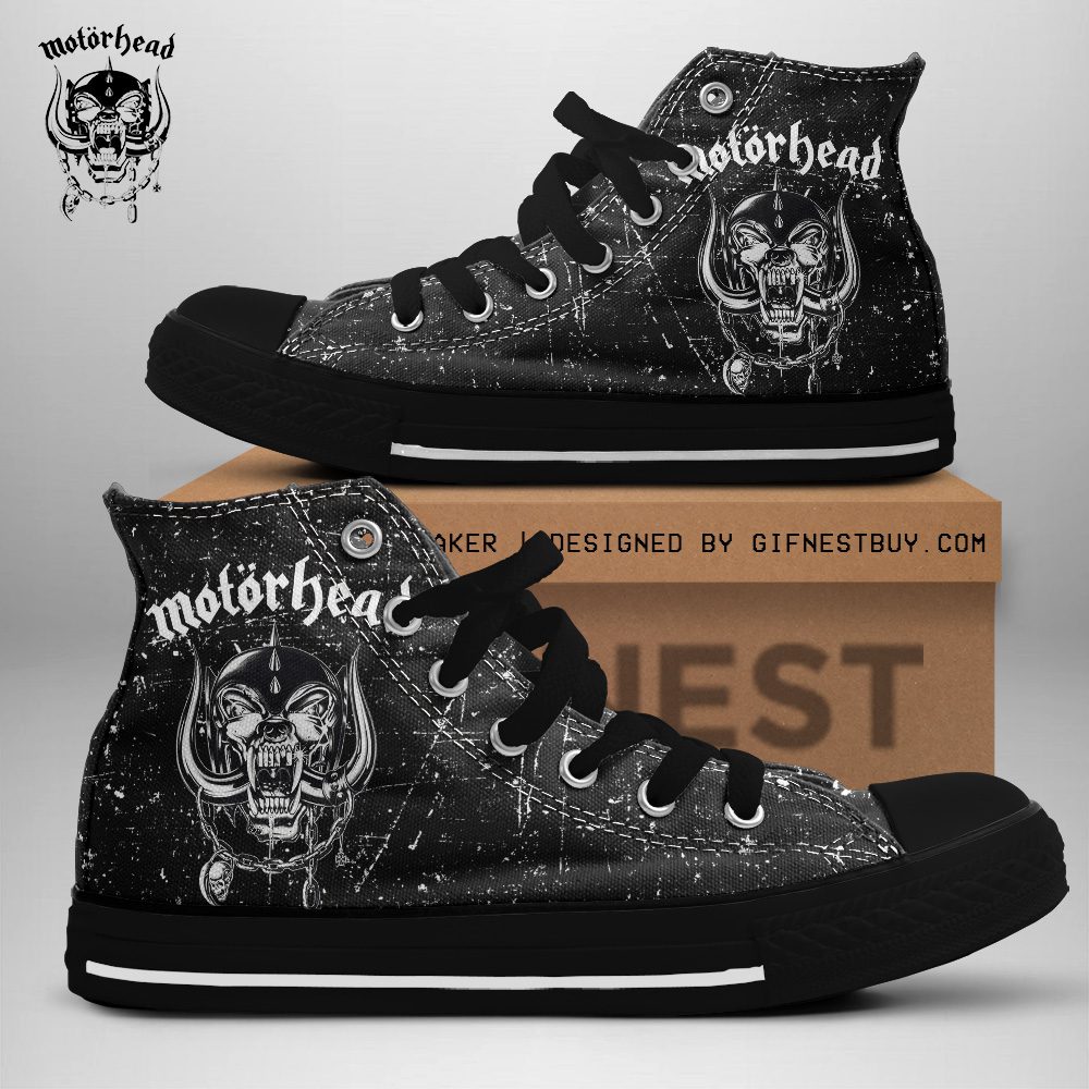 Motorhead-Band-High-Top-Canvas-Shoes-GHT1133 Motorhead Band High Top Canvas Shoes  GHT1133