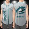 Philadelphia Eagles NFL Personalized Baseball Tank Tops Sleeveless Jersey